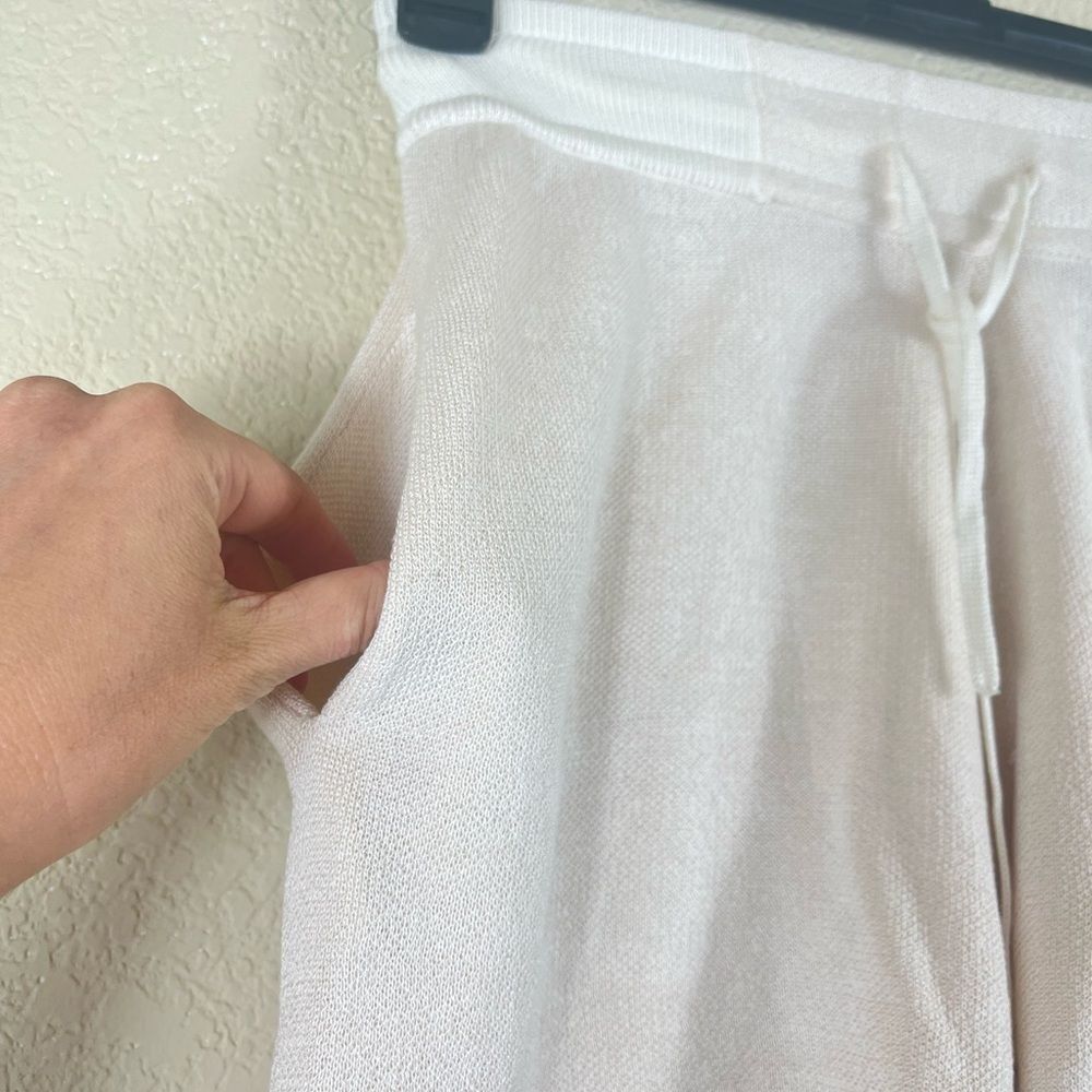 Honor the gift knit lounge shorts letter H monogram cream color size XS - Picture 11 of 11